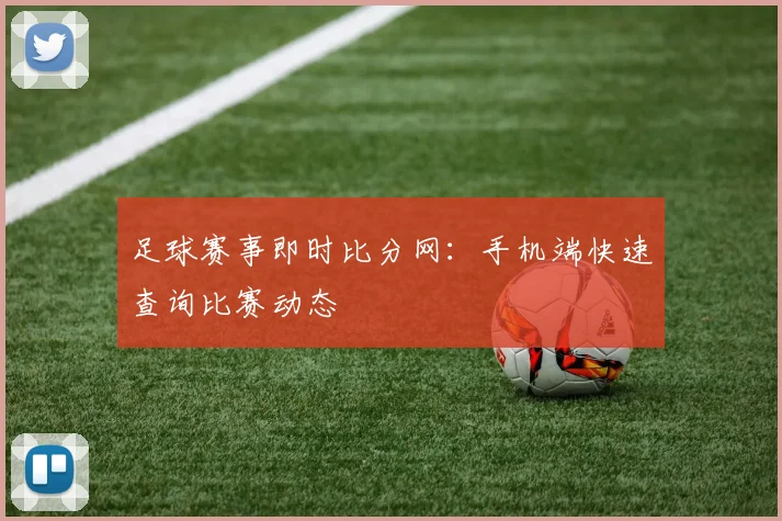 足球赛事即时比分网：手机端快速查询比赛动态